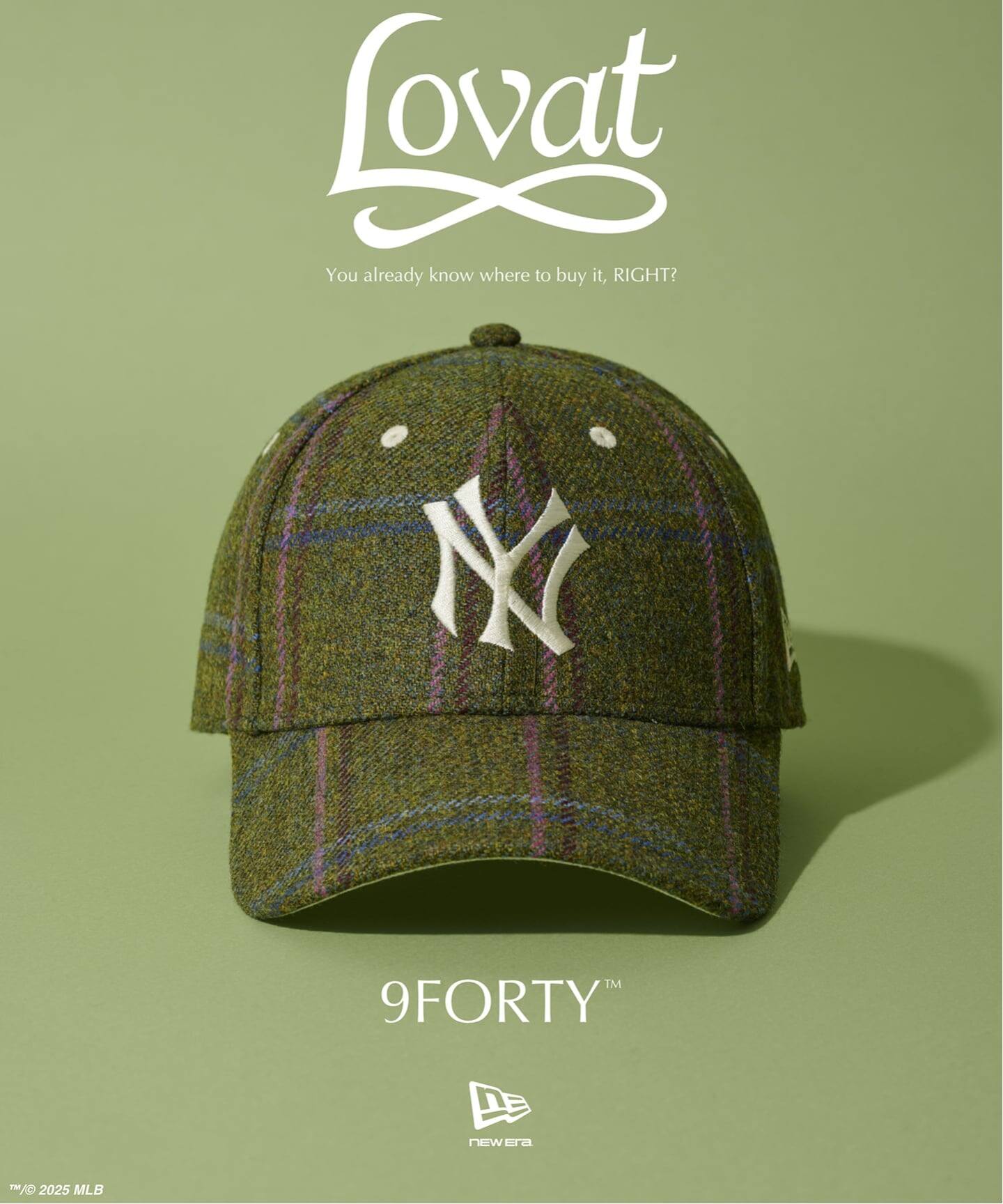 NEW ERA / ニューエラ 別注 Lovat ラバット社 NYY 940（キャップ