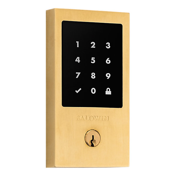 Minneapolis Touchscreen Z-Wave Deadbolt - Lifetime (PVD) Satin