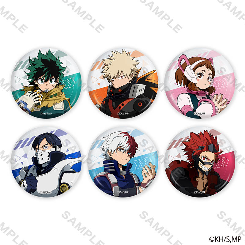 ヒロアカ 轟焦凍 休日 線画 缶バッジ 110点 ヒロアカ 轟焦凍 休日 線画