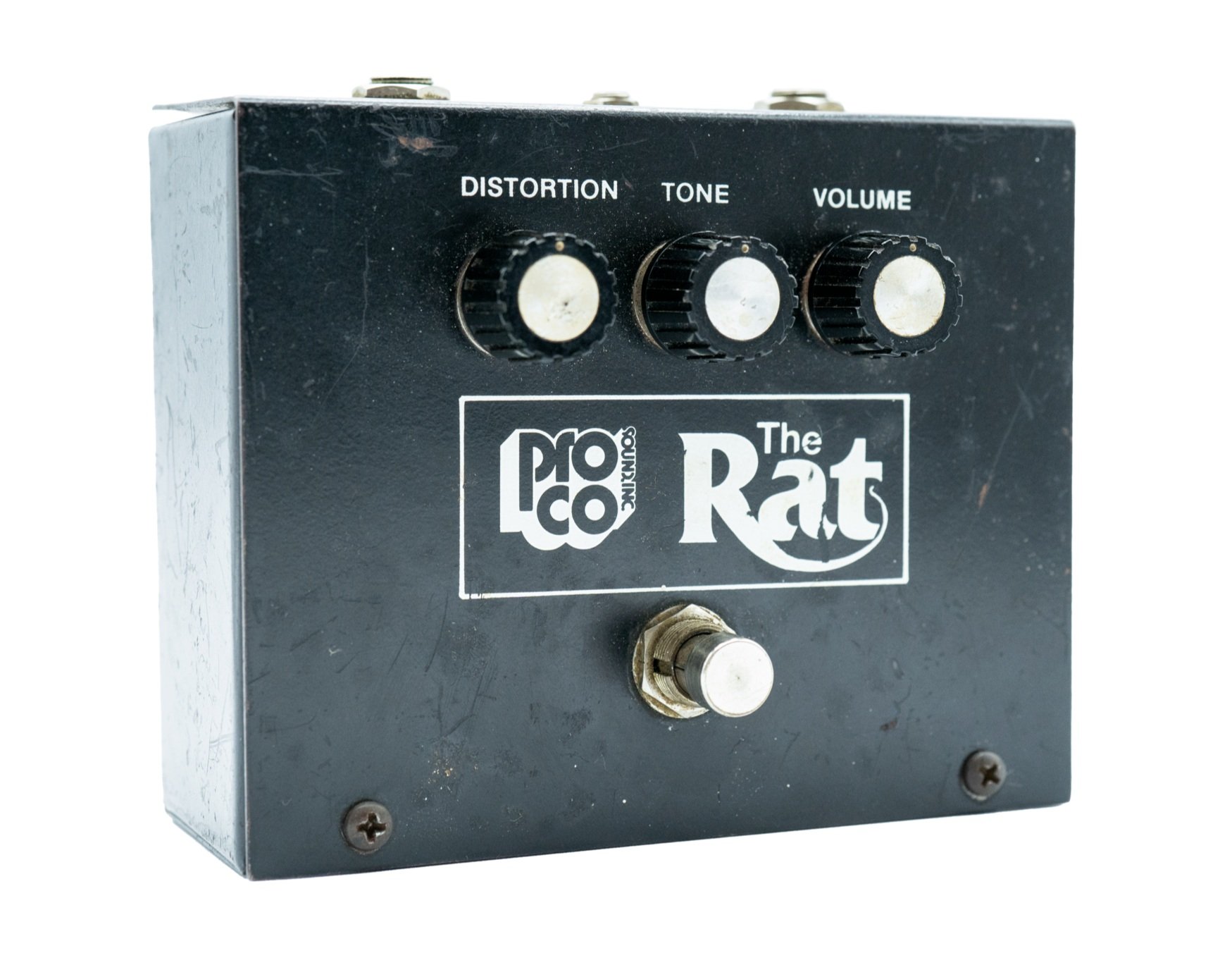 RAT2 LM308N 90年代 made in USA Vintage LM308N RAT pedal found on