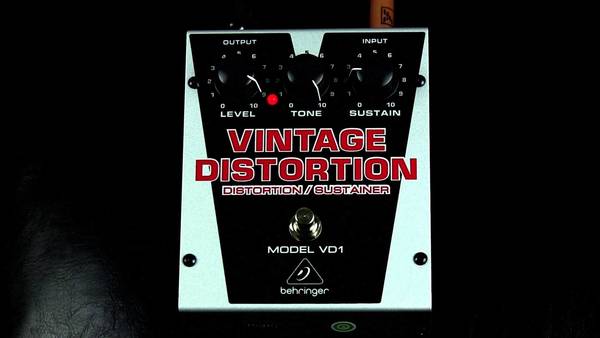 Behringer VD1 Vintage Distortion - What To Know & Where To Buy