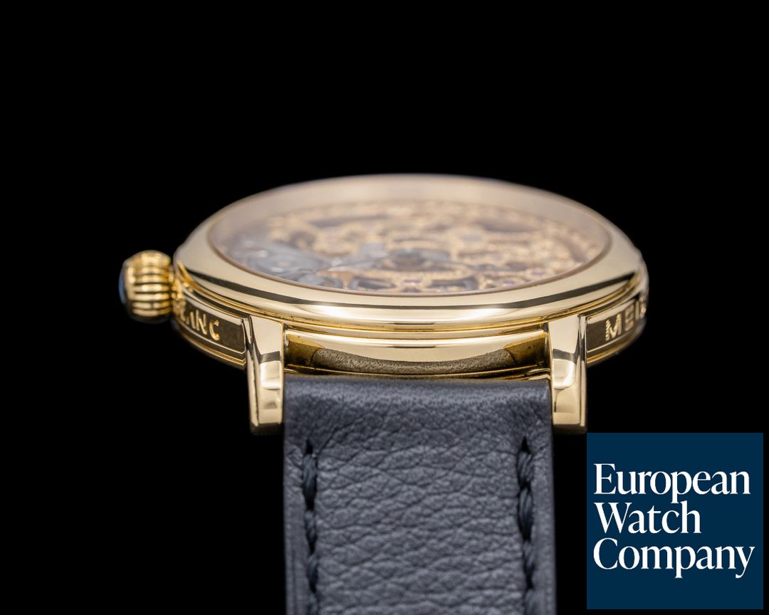 56759) Montblanc Meisterstuck 75th Anniversary Engraved Skeleton