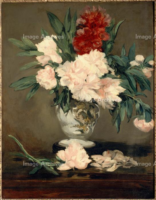 ♥セール 絵画美術 額装油絵 油彩画 芍薬名花 花瓶 複製画 ♥セール