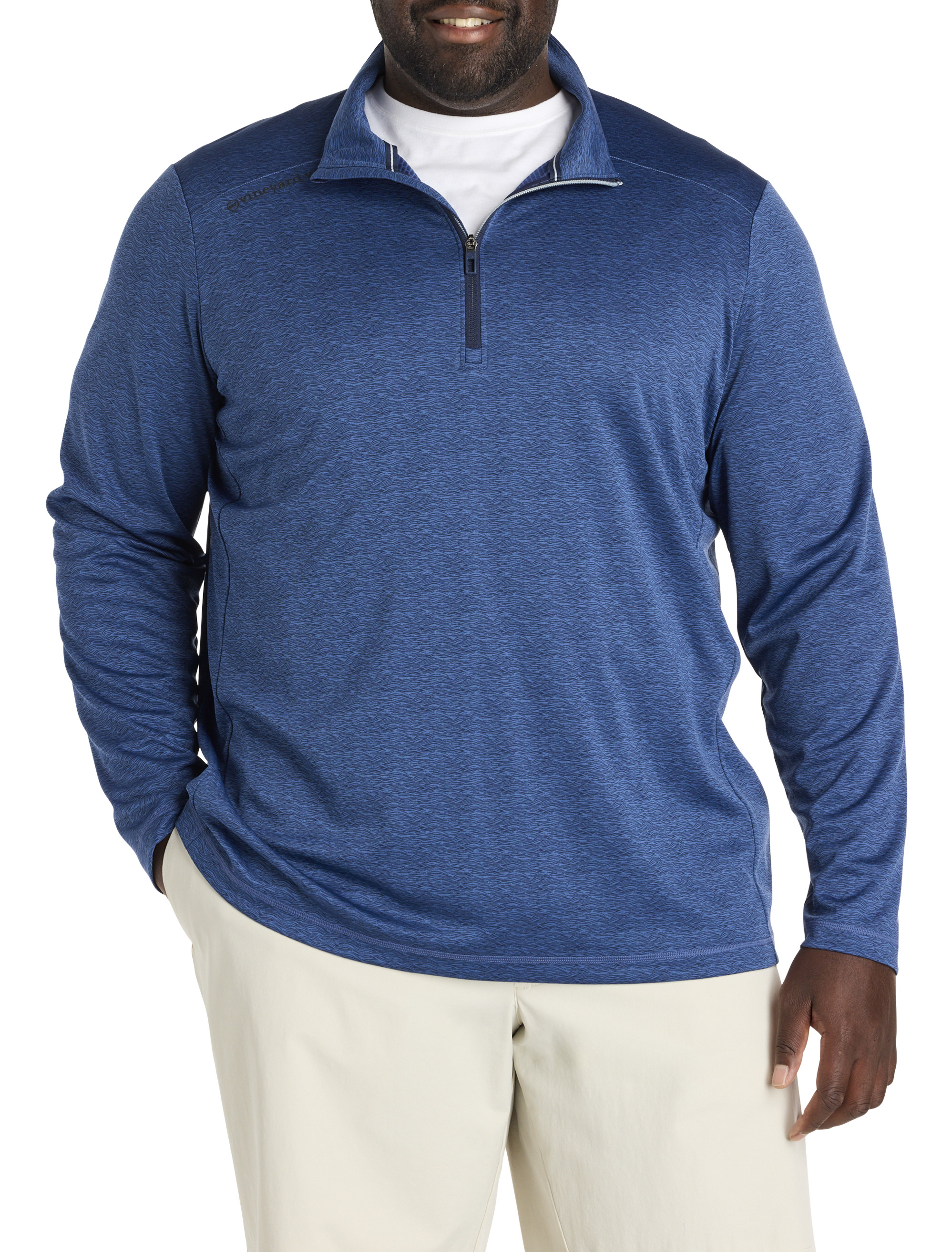Big + Tall | Vineyard Vines Sankaty 1/4-Zip Pullover | DXL