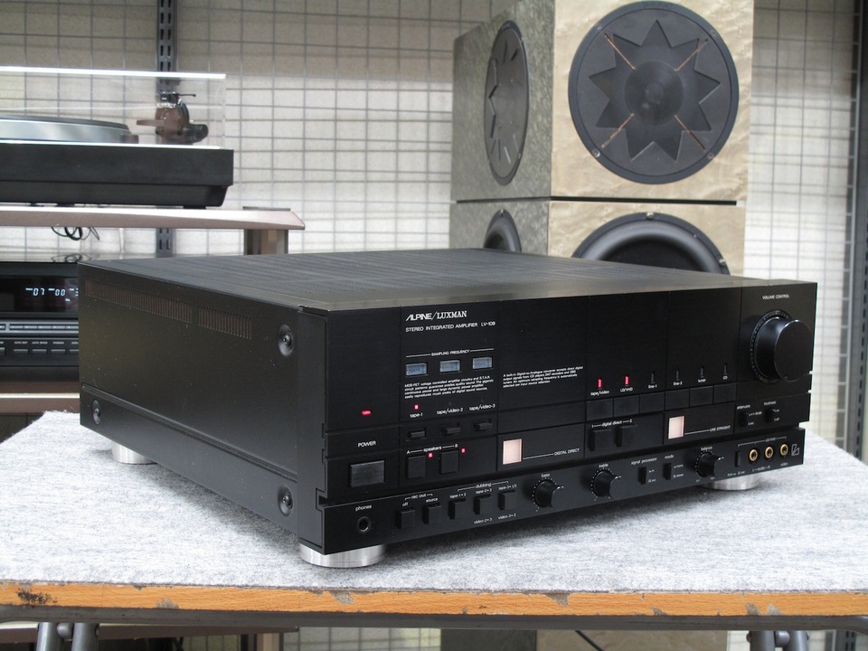 希少 ALPINE ラックスマンLV-109 プリメインアンプ 希少 ALPINE LUXMAN