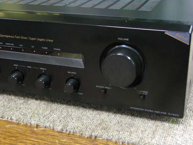 SONY ソニー プリメインアンプ TA-FE570 未使用 希少 箱付き
