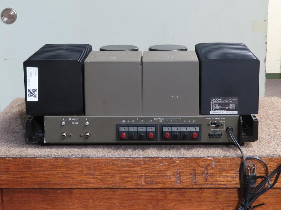 DIATONE DA-A10 ステレオパワーアンプ 通電確認済み オーディオ機器