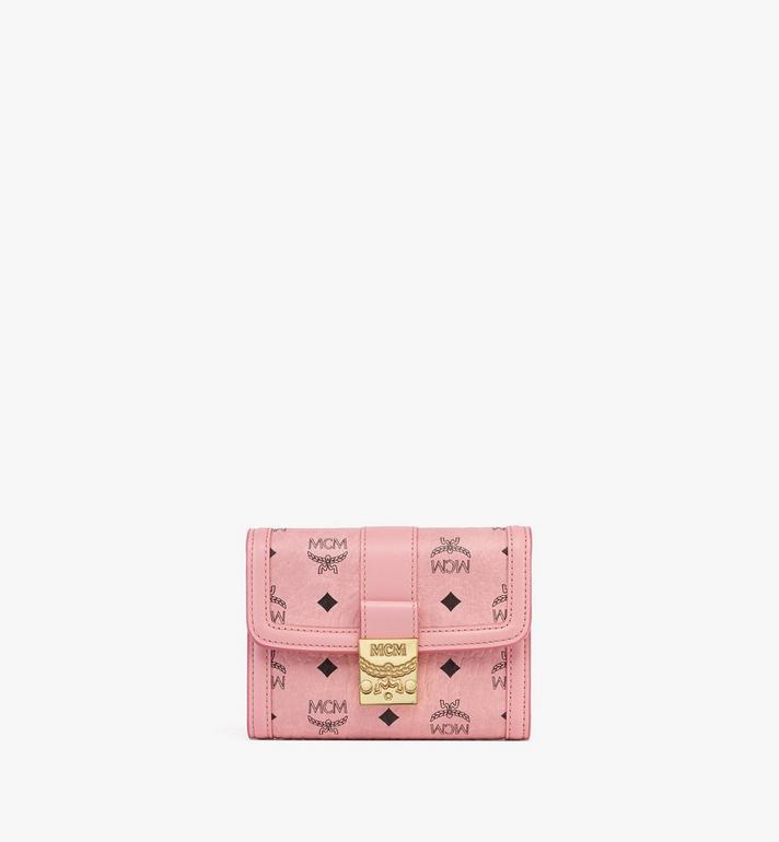 Small ​​Tracy Trifold Wallet in Visetos Pink | MCM ®US