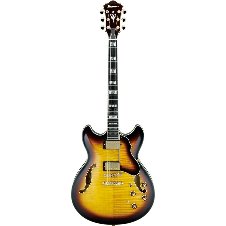 Ibanez AS153-AYS Antique Yellow Sunburst | USA