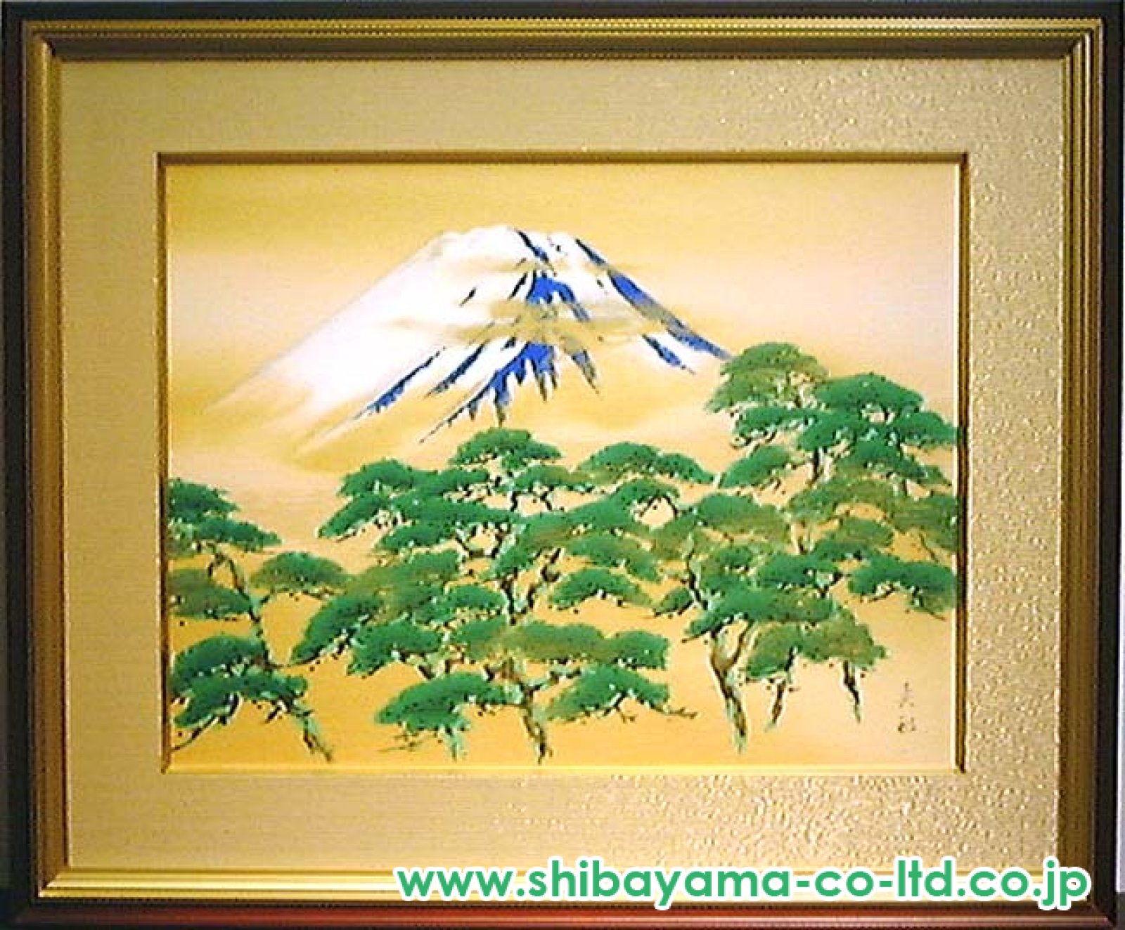 宇田荻邨「富嶽」リトグラフ :: 絵画買取・販売 - シバヤマ