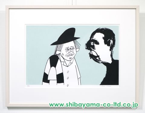 花井祐介「Untitled」シルクスクリーン :: 絵画買取・販売 - シバヤマ