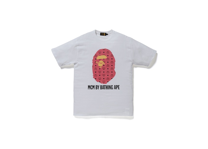 MCM X BAPE® BY BATHING TEE COLOR:BROWN S