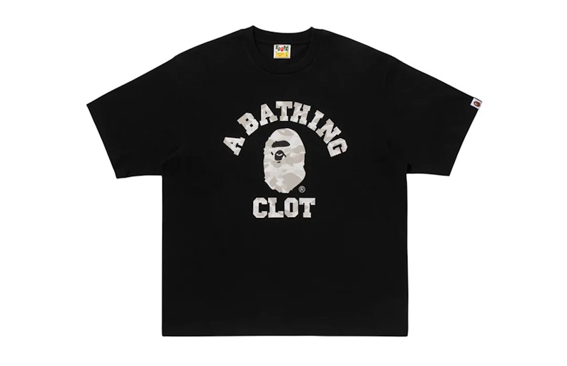 BAPE x CLOT College Relaxed Fit Tee Black メンズ - JP