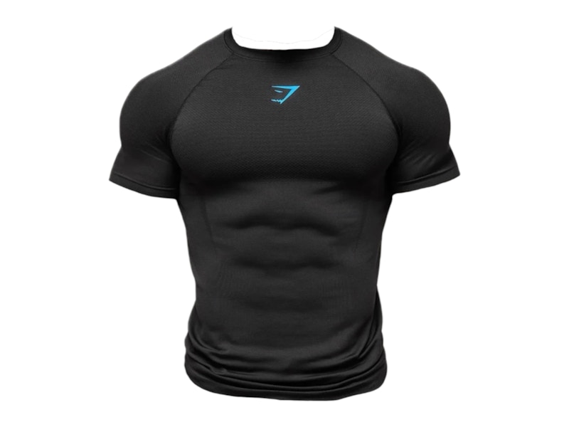 Gymshark Onyx Midnight 5.0 Seamless T-shirt Black/Black Men's