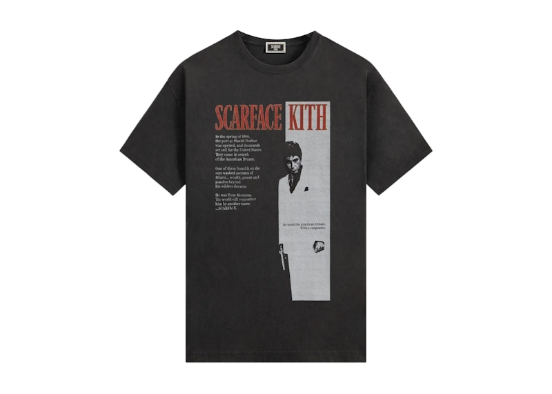 Kith x Scarface Not Your Baby Vintage Tee Black Men's - SS25 - US