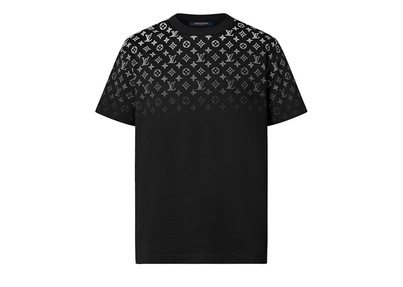 Louis Vuitton Gradient Cotton T-shirt Black/White Men's - FW24 - US
