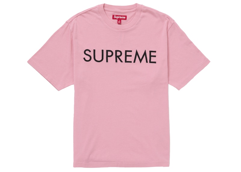 Supreme Capital S/S Top Pink Men's - SS25 - GB