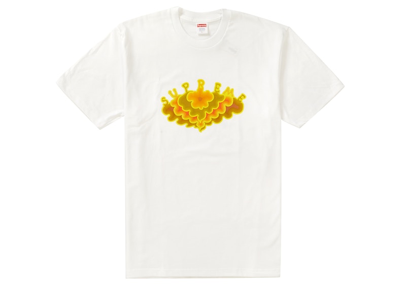Supreme Cloud Tee White Men's - SS19 - US