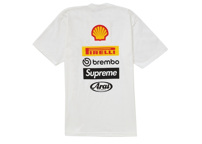 Supreme Ducati Logo Tee White Men's - SS24 - US
