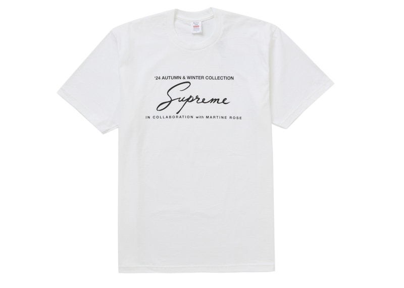 Supreme Martine Rose Tee White Men's - FW24 - US