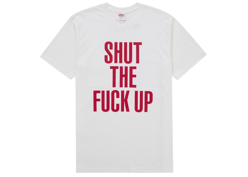 Supreme Number (N)ine Shut Up Tee White Men's - FW25 - US