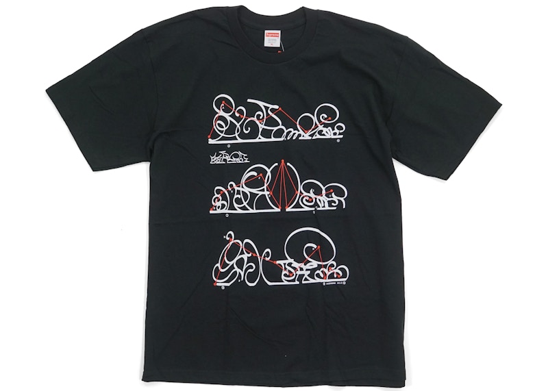 Supreme System Tee Black Men's - FW18 - US