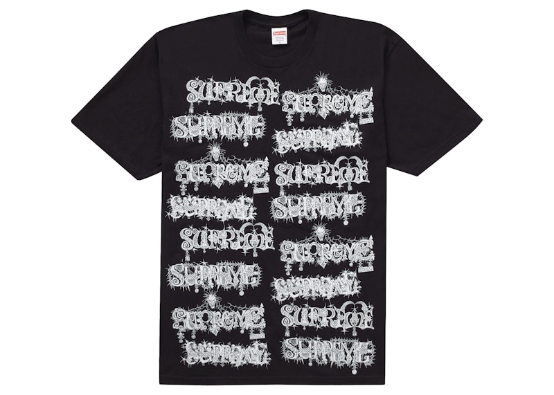 Supreme Wombat Tee Black Men's - FW22 - US