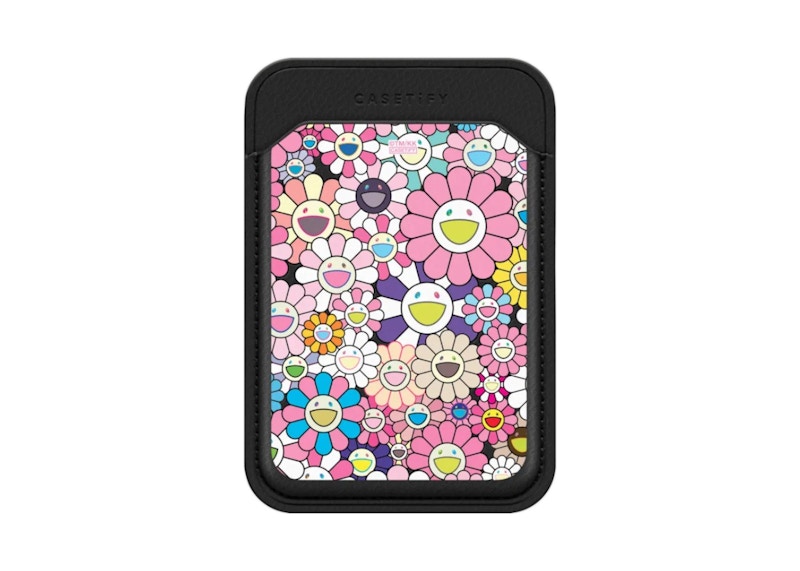 Takashi Murakami x CASETiFY: Flowers Bloom (Pink) Snappy Wallet
