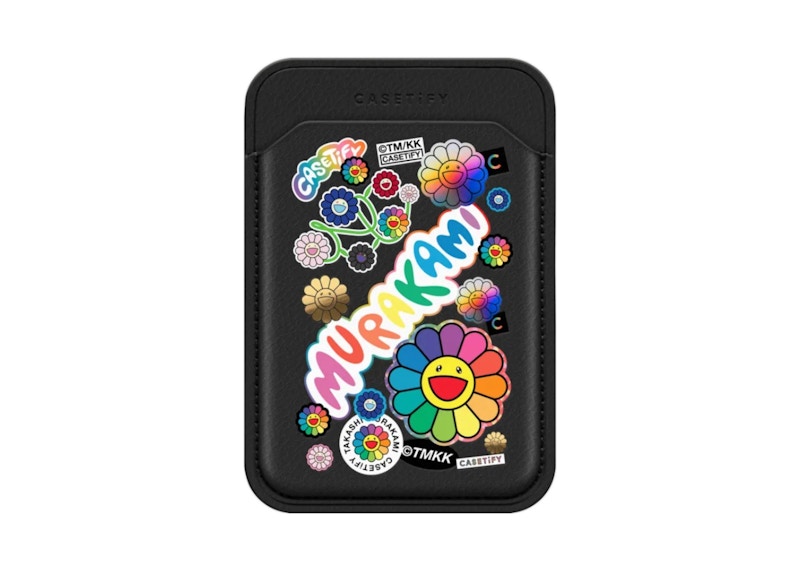 Takashi Murakami x CASETiFY: Flowers Sticker Mania Snappy Wallet