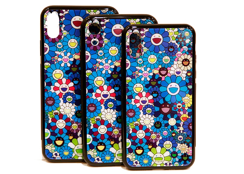 Takashi Murakami KaiKai Kiki Hard Flower XR iPhone Case Blue - US