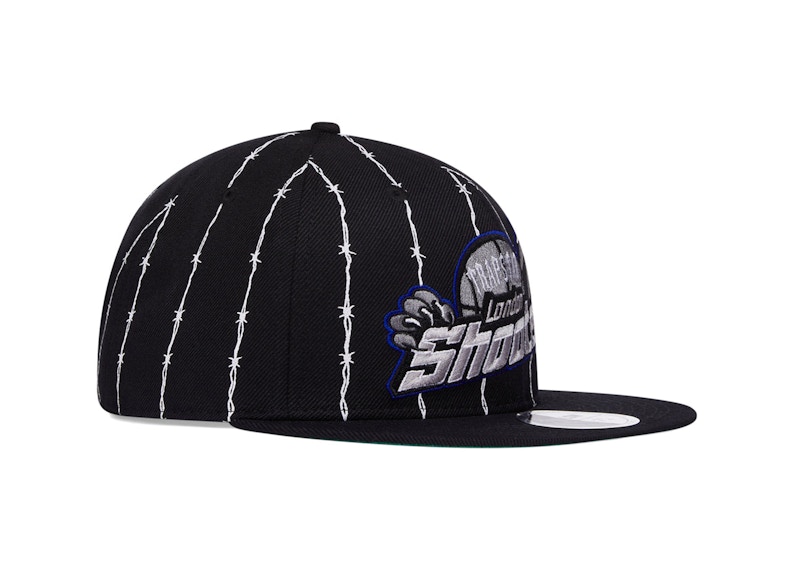 Trapstar Shooters Barbed Wire Fitted Cap Black/Blue - SS23 - US