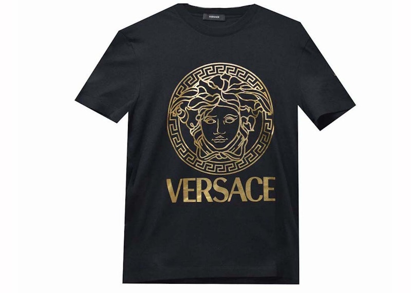 Versace Medusa T-shirt Black Men's - US