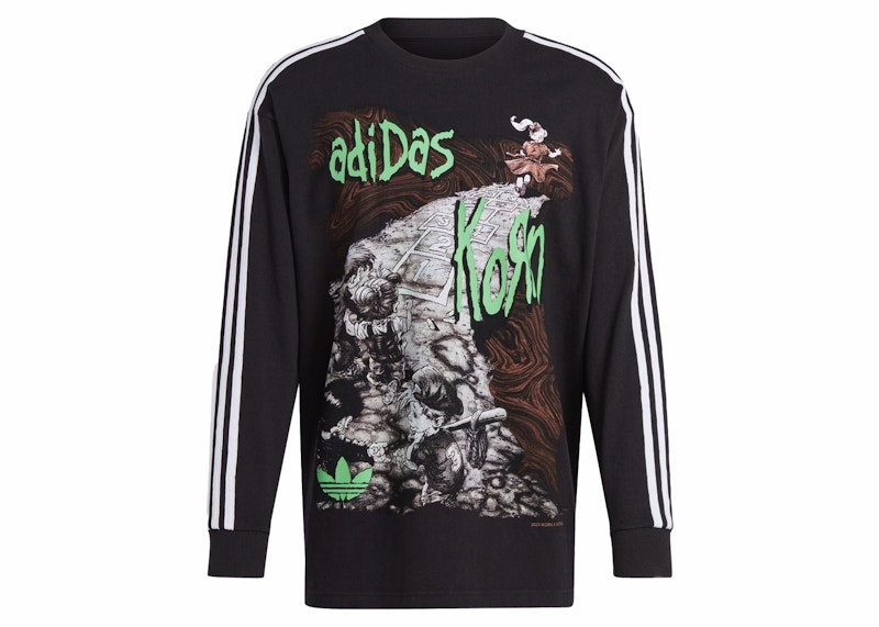 adidas x KoRn Long Sleeve Shirt Black Men's - SS24 - US