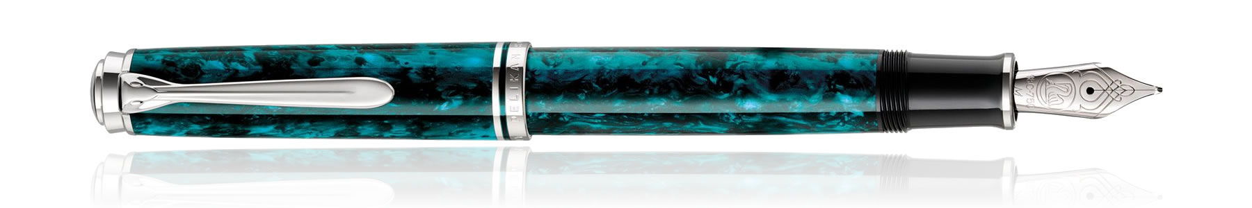 新品】Pelikan M805 オーシャンスワール Fニブ Pelikan M805 Ocean