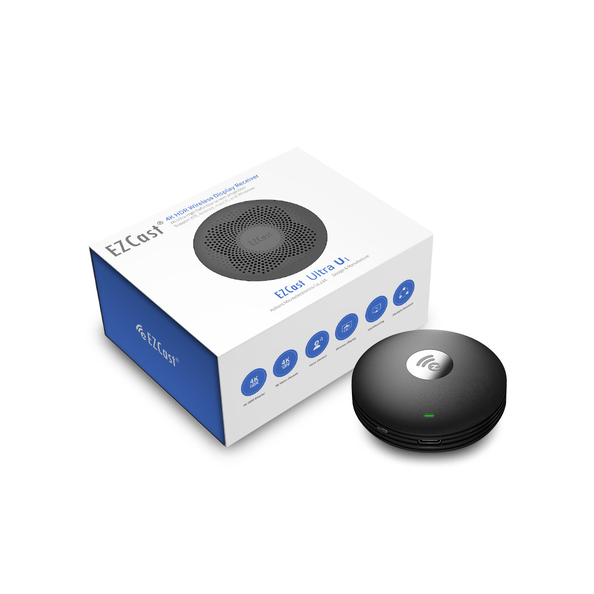 EZCast Ultra U1 4K HDR ワイヤレス受信機 EZCast Ultra U1 4K HDR