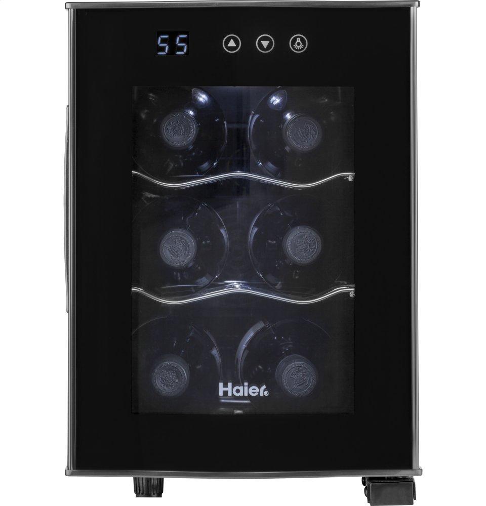 HAIER 6-Bottle Wine Cellar HVTEC06ABS | Wilson's Appliance
