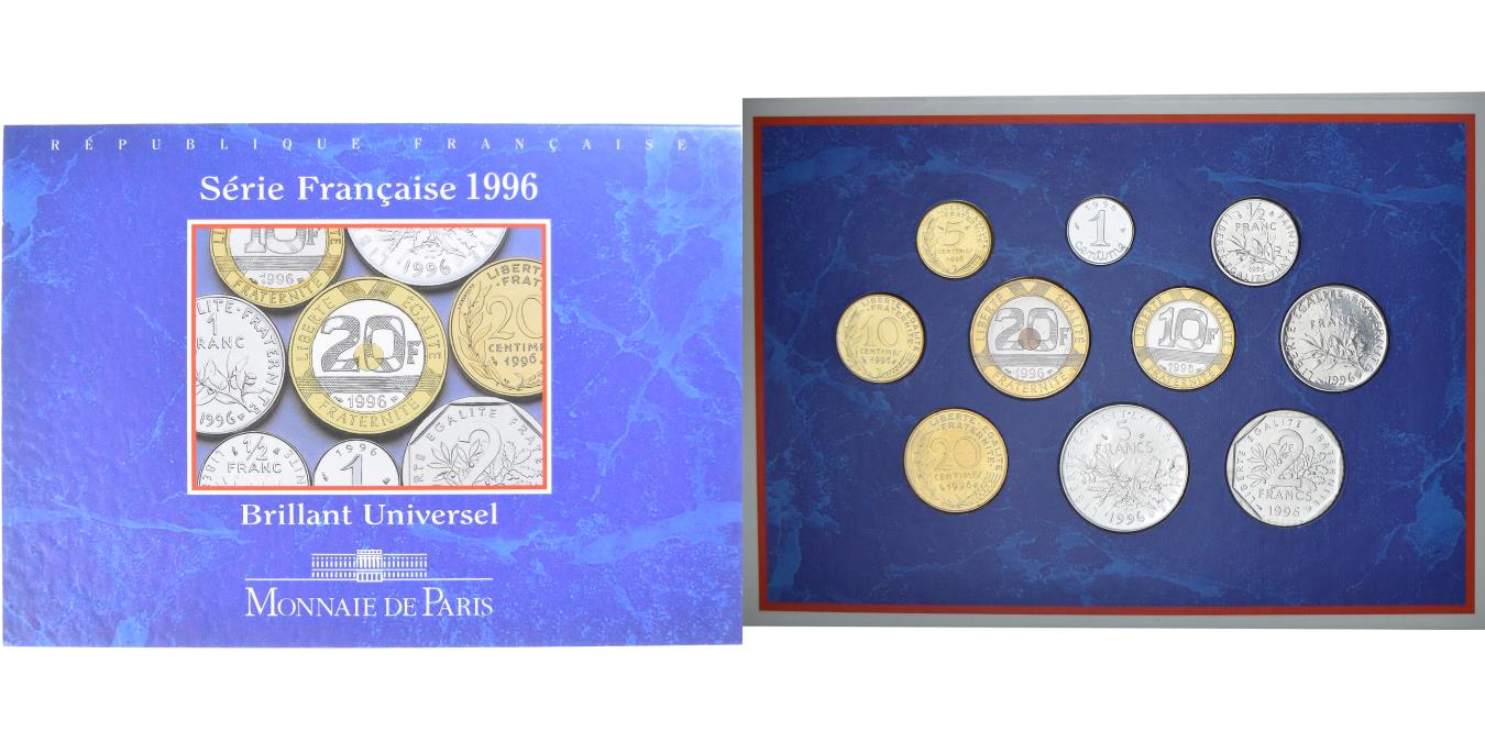 MONNAIE DE PARIS 1997年 10フラン 1.5ユーロ 銀貨