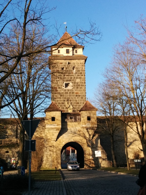 ドイツの E. Geissendorfer作 ローテンブルク 時計塔 ドイツの E