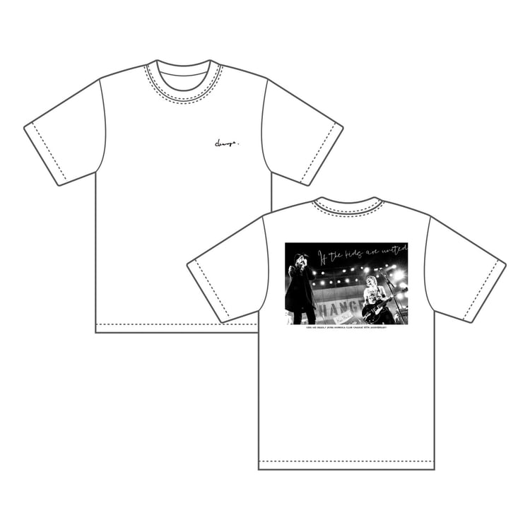 同じステージに並び立つ横山健とチバユウスケ、盛岡Club ChangeコラボT