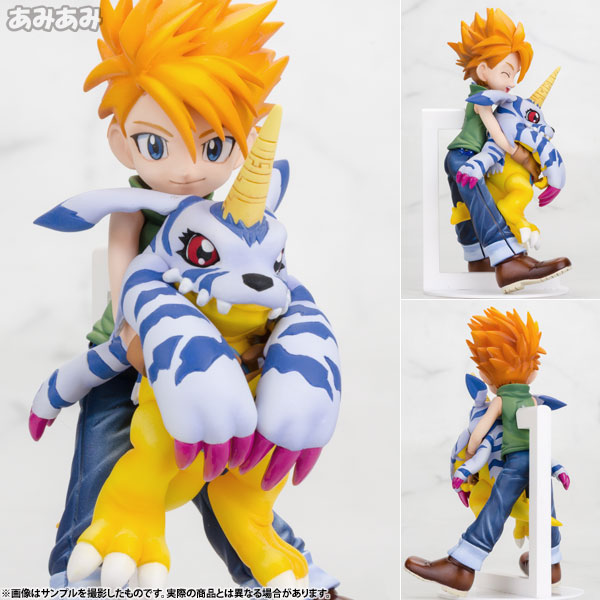 G.E.M.シリーズ デジモンアドベンチャー 石田ヤマト＆ガブモン 1/10