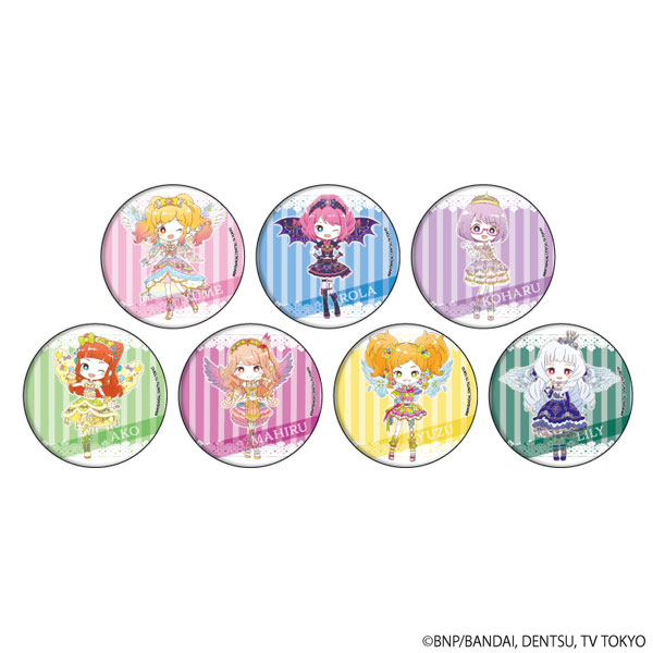 アイカツスターズグリッターガラポン缶バッジ香澄真昼4個セットLUMIX