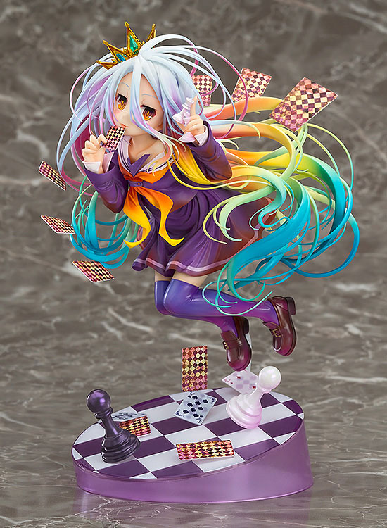 中古】(本体B+/箱B)ノーゲーム・ノーライフ 白 1/8 完成品フィギュア