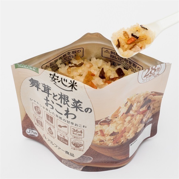 非常食の備蓄にお勧め 1箱50食入り！アルファー食品 安心米 ひじきご飯
