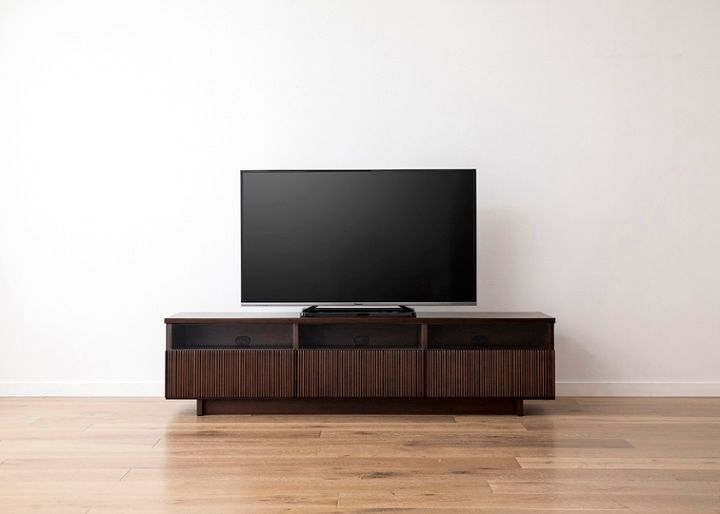 レン・テレビボードv03 ～ローボード～伝統技法「なぐり加工」により