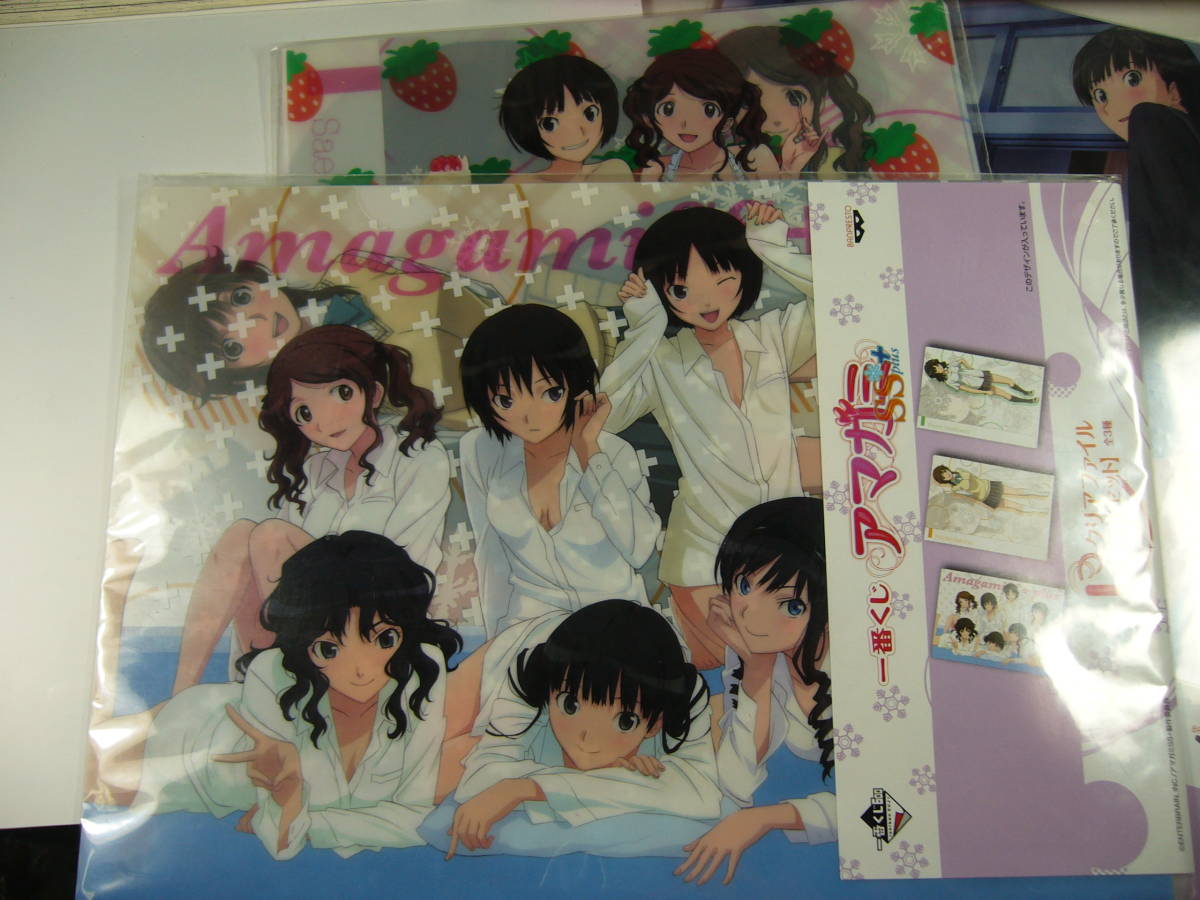 アマガミSS+ plus クリアファイル3枚セット アマガミSS+ plus クリア