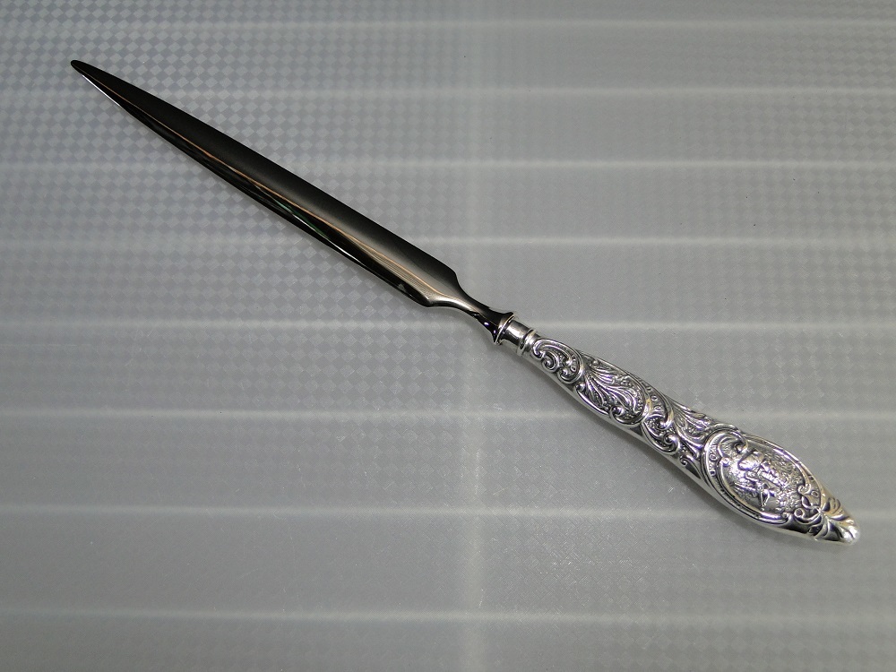 LUNT】【純銀ハンドル】アールヌーボー レターナイフ/ペーパーナイフ