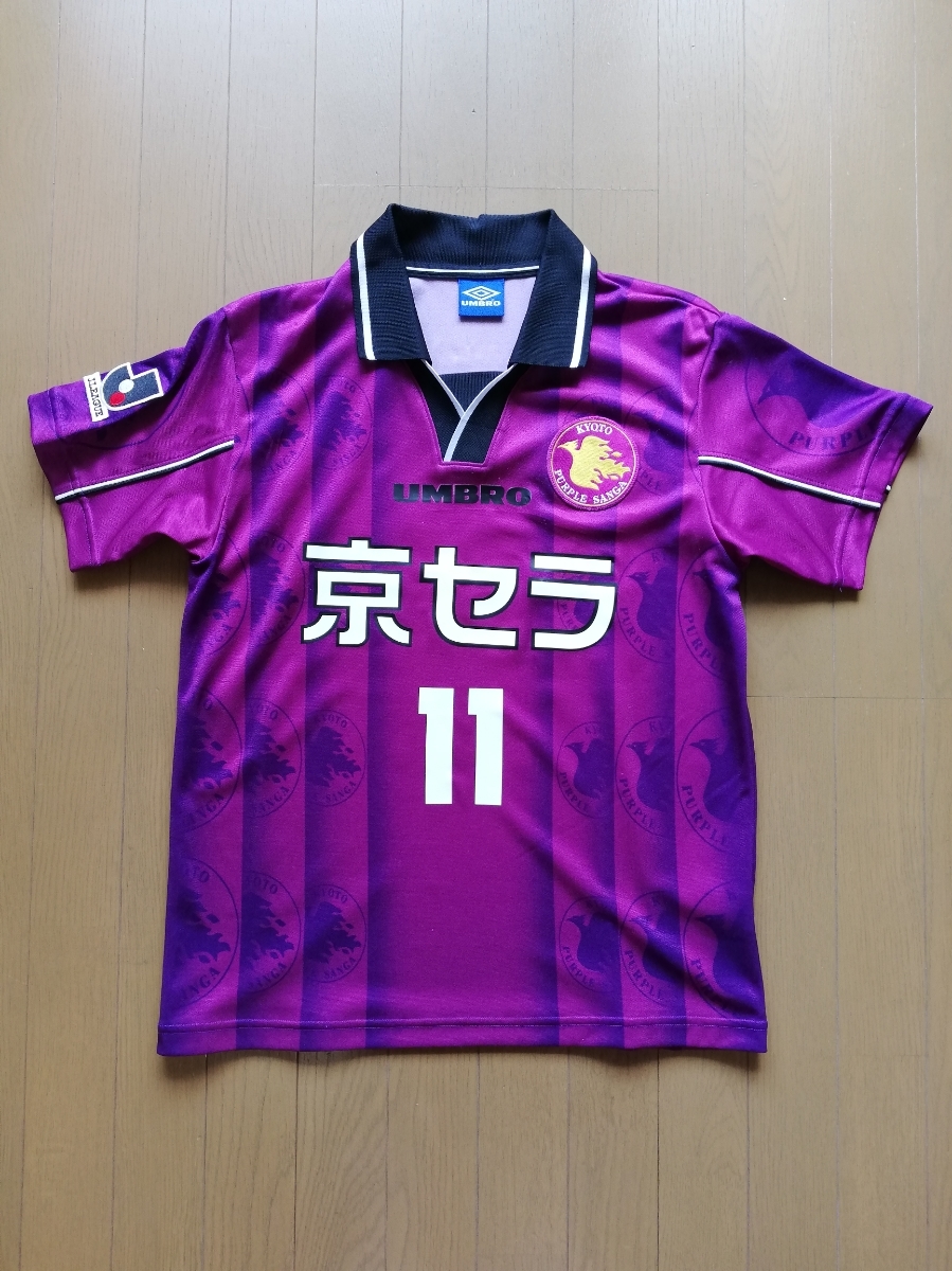 99-00 三浦和良 京都パープルサンガ アンブロ ユニフォーム 正規品 99