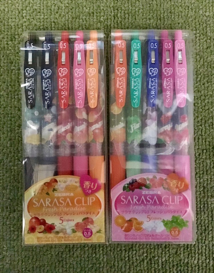 ゼブラZEBRA サラサクリップ フレッシュパラダイス5色セット 【公式通販】
