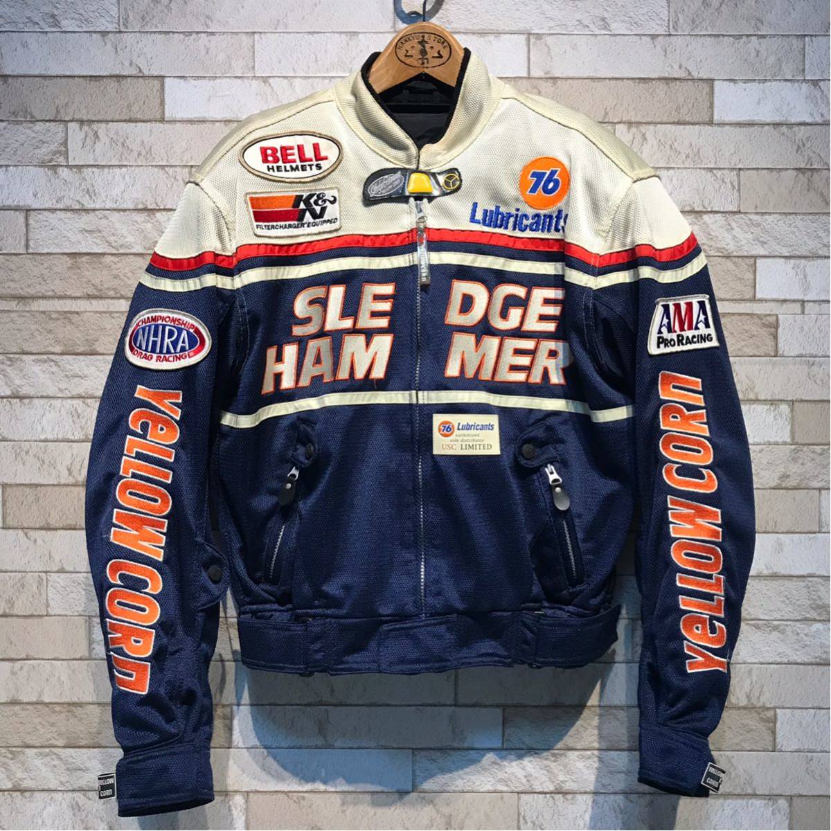 イエローコーンYELLOWCORNライダースジャケット・バイカー・パット