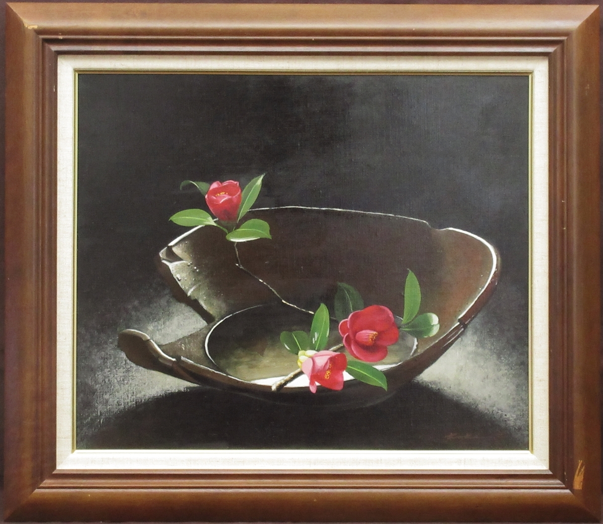 九鬼三郎の8号です直筆絵画です